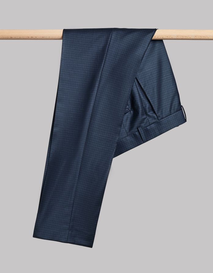 spodnie paullo granatowy slim fit