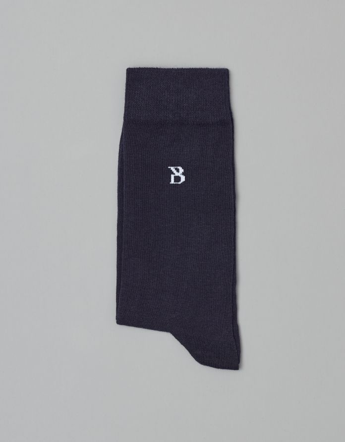 skarpety stretch cotton granatowe 40-45