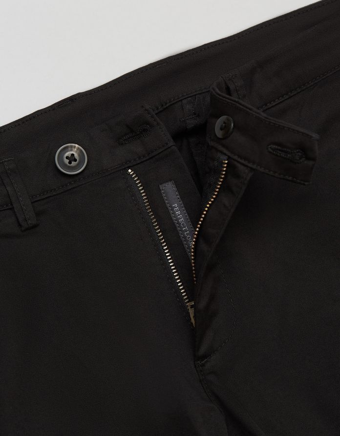 Spodnie męskie Godo czarne slim fit