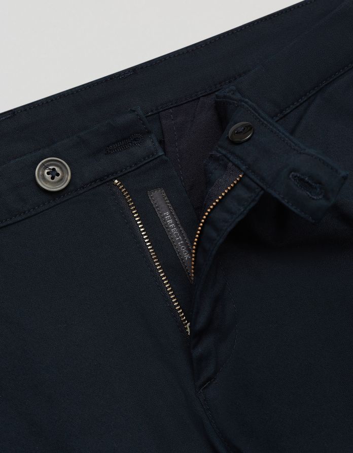 Spodnie męskie Godo ciemny granat slim fit