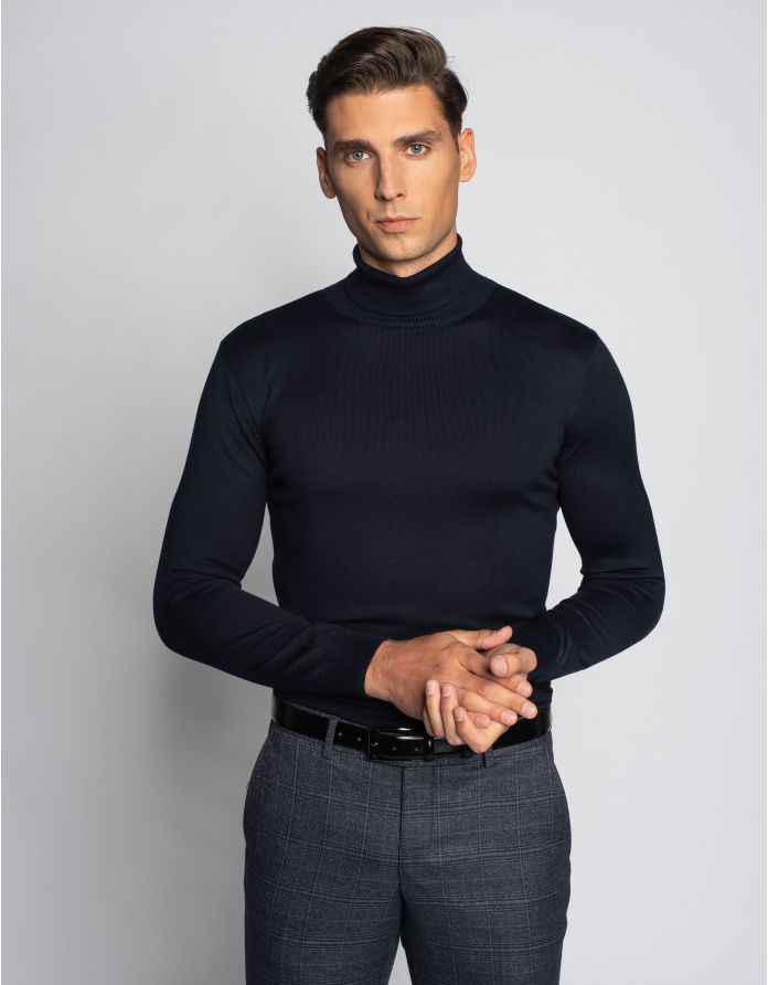 Sweter męski goito tn granatowy