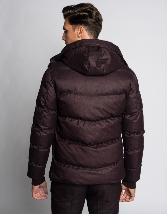 Kurtka męska meda bordo