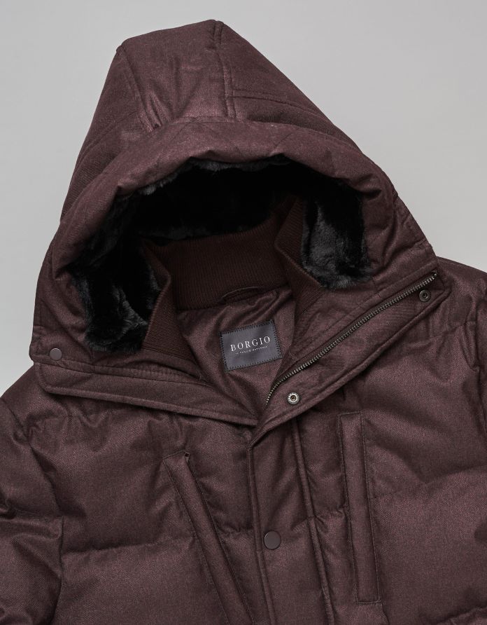 Kurtka męska meda bordo