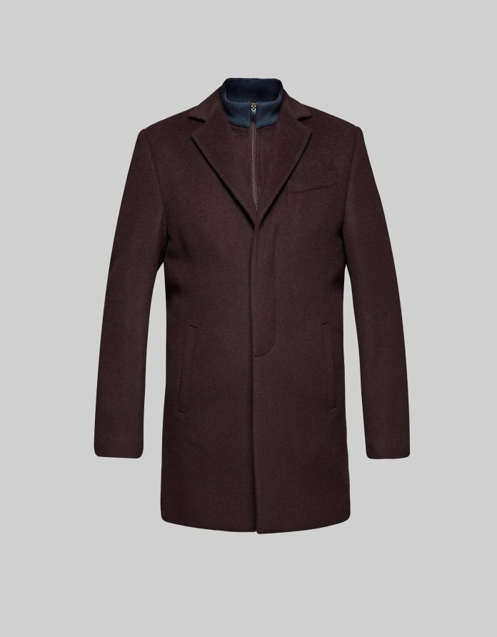 Płaszcz męski seveso bordo