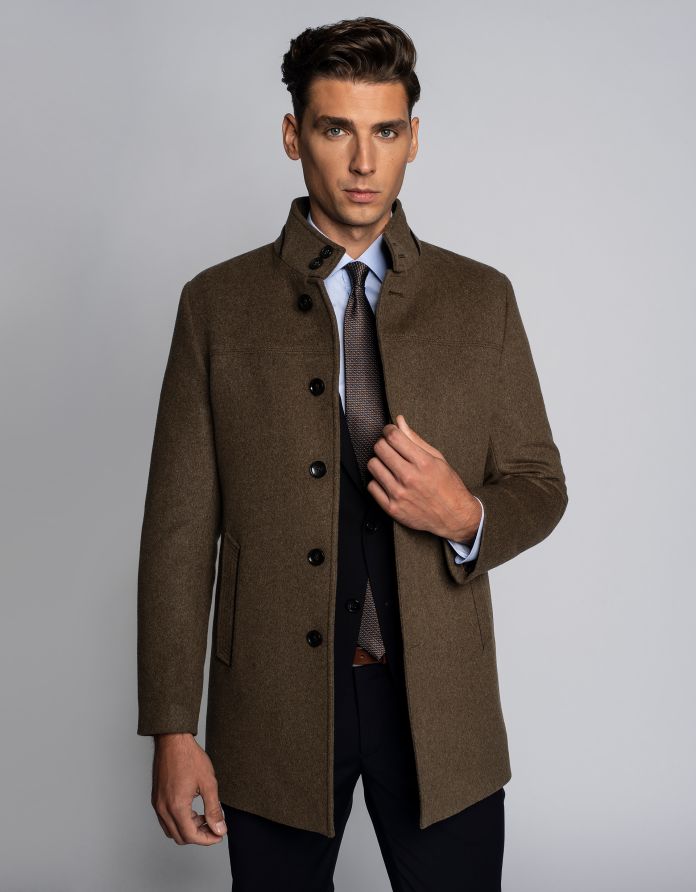 płaszcz porto beżowy