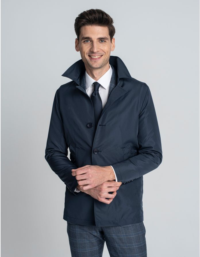 płaszcz przejściowy alseria granatowy