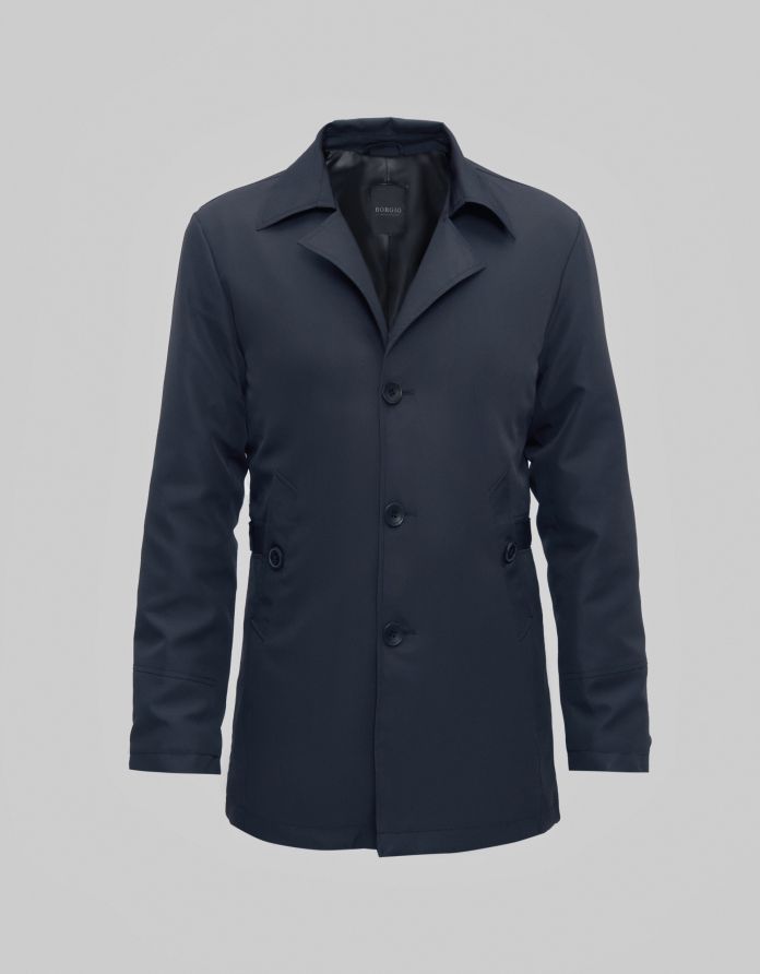 płaszcz przejściowy alseria granatowy