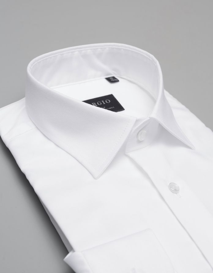 Koszula lavello 00312 długi rękaw biały slim fit