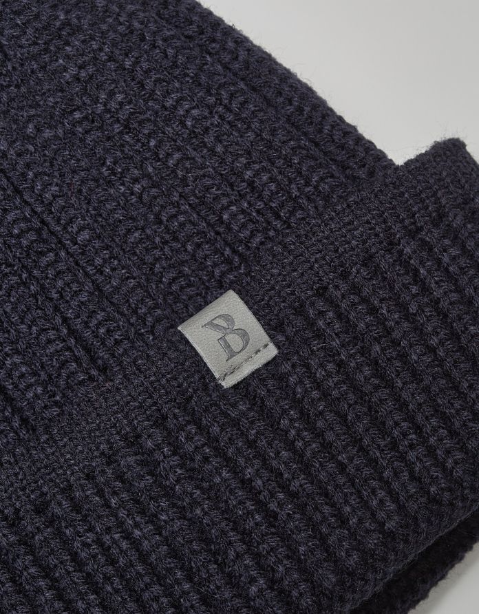 Czapka męska lucianetti granatowy