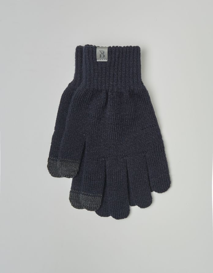 Rękawiczki męskie lucianetti granatowy