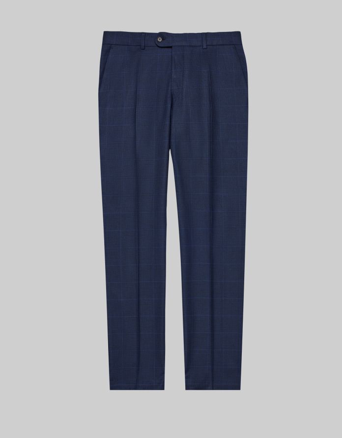 Spodnie do zestawu vergano granatowy slim fit