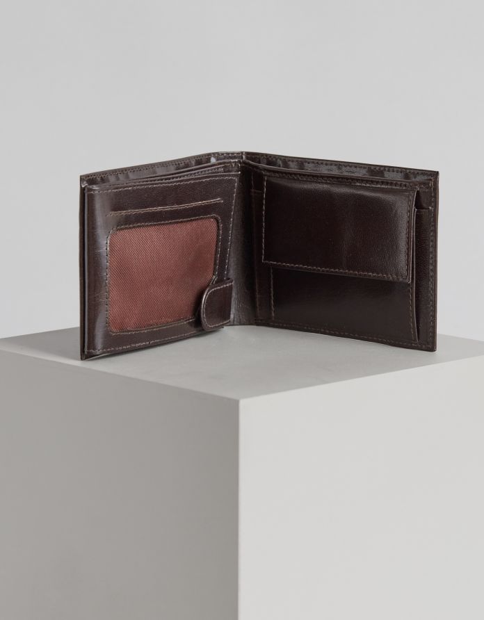 Portfel męski amro brąz