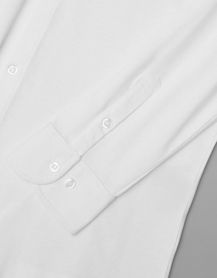 koszula lenola 00331 długi rękaw biały slim fit