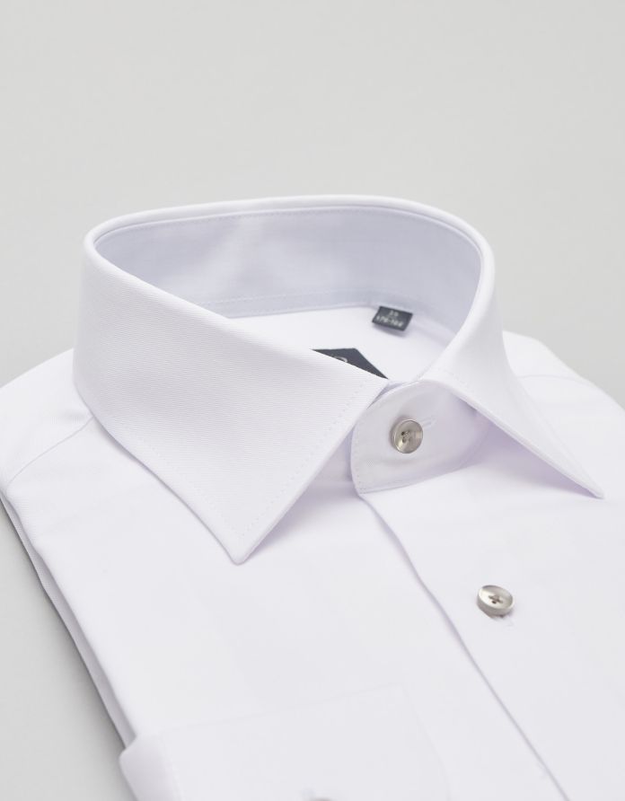 koszula vallerona 00339 długi rękaw biały slim fit