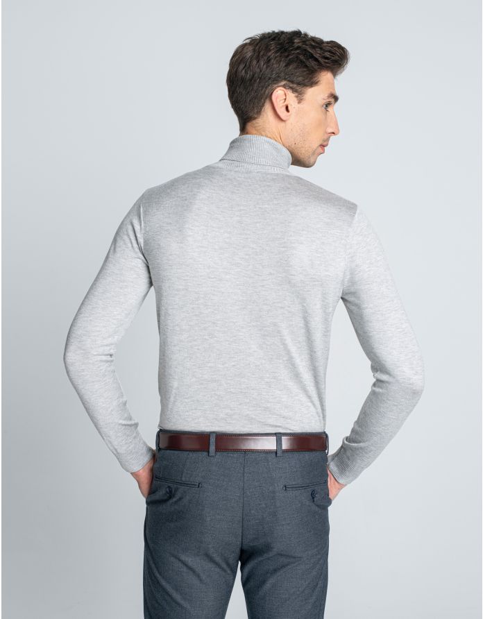 sweter, golf goito tn szary