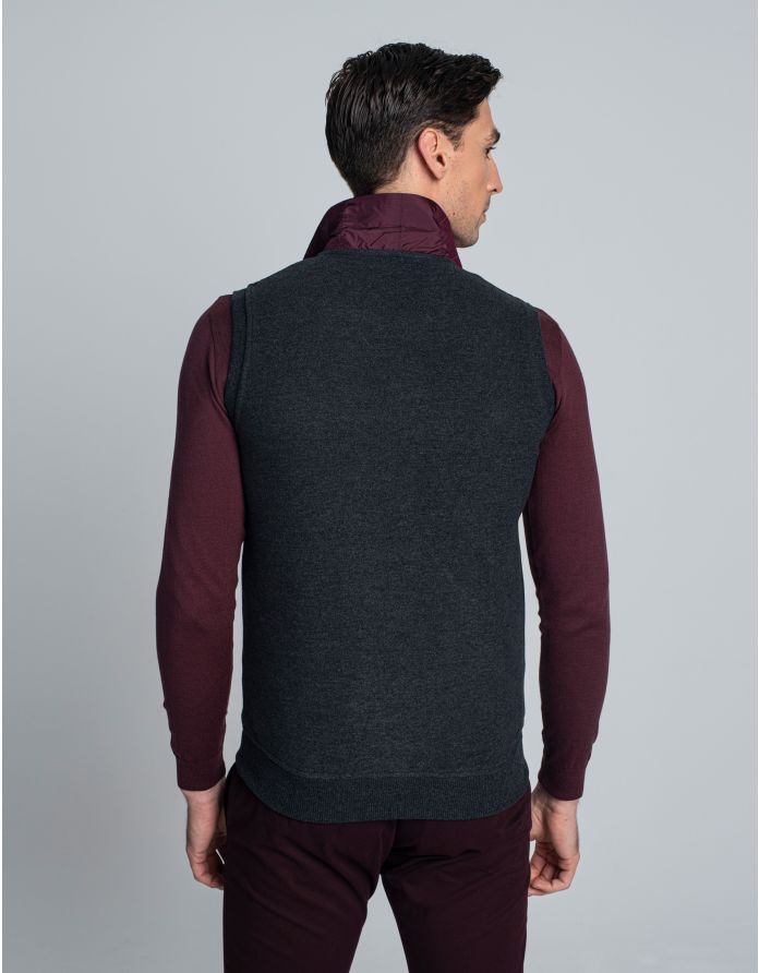 kamizelka agira bordo slim fit