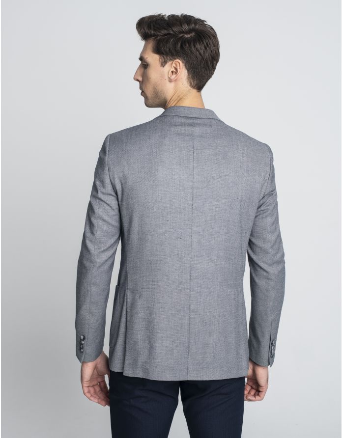 marynarka pienza szary slim fit