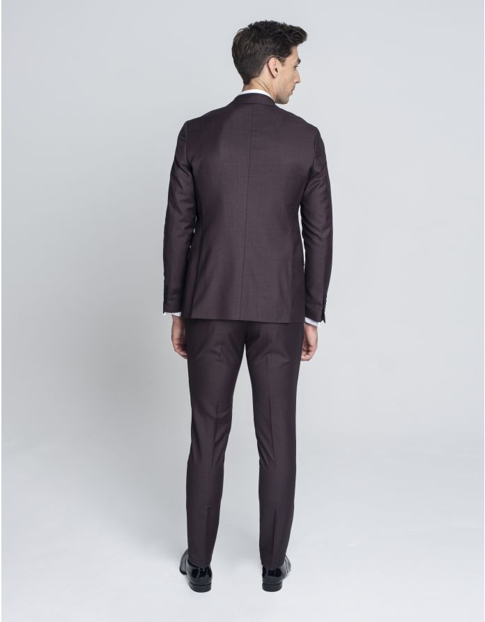 spodnie do zestawu naso bordo slim fit