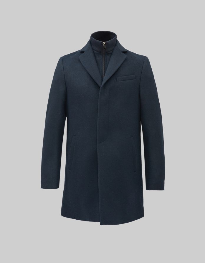 Płaszcz męski seveso granatowy g2