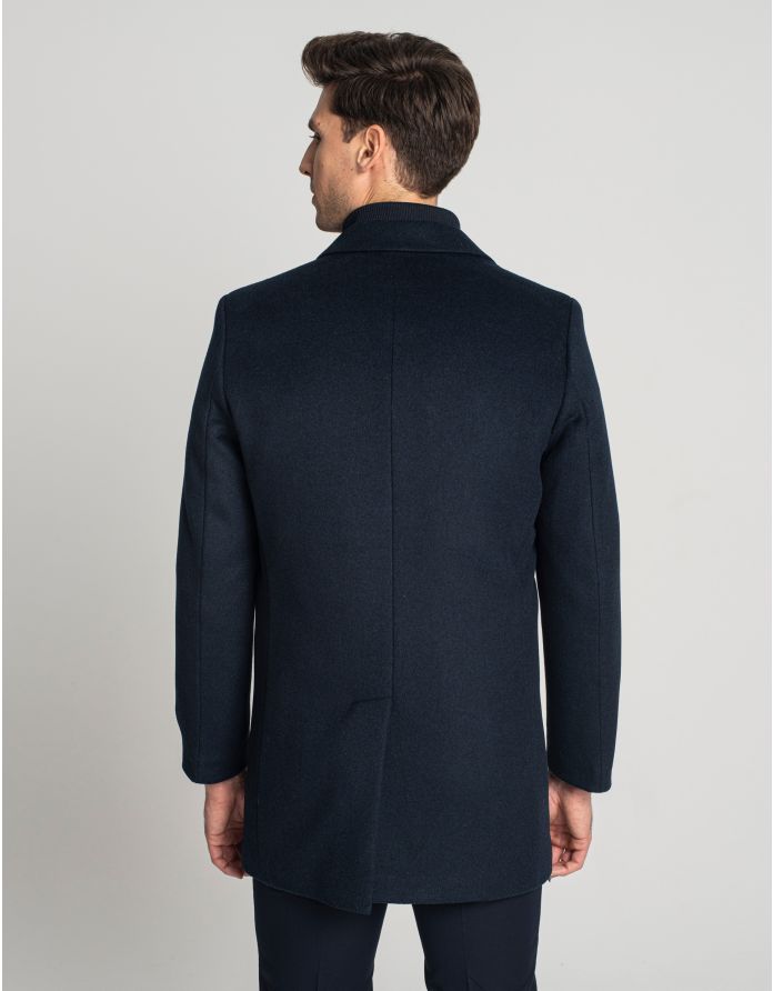 Płaszcz męski seveso granatowy g2