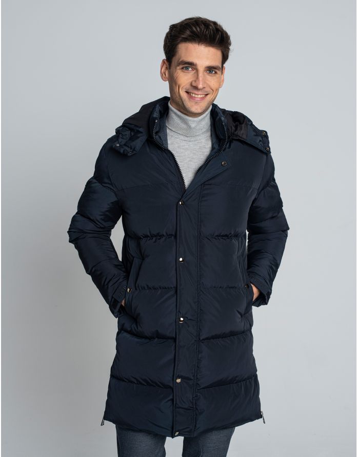 kurtka pikowana amato granatowa