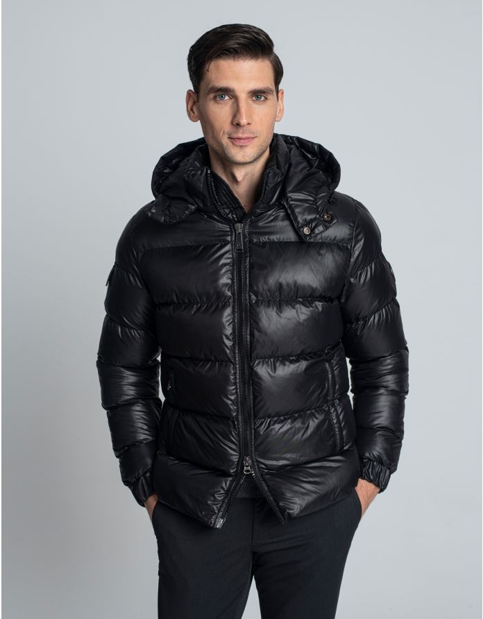 kurtka pikowana barone czarny