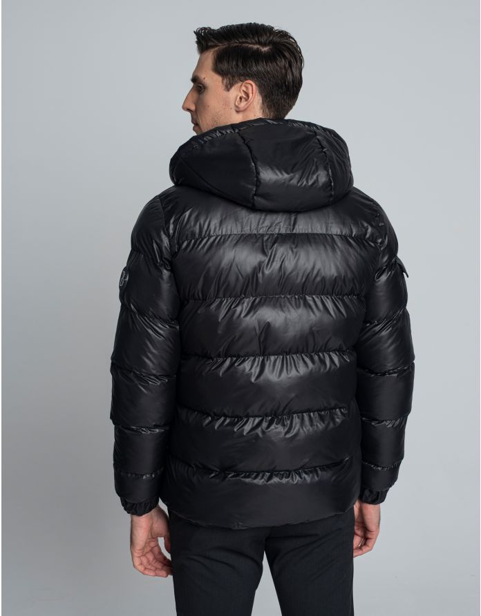 kurtka pikowana barone czarny