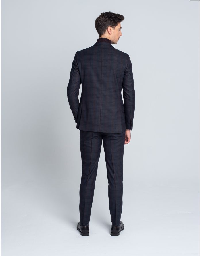 spodnie do zestawu leonforte zielony slim fit