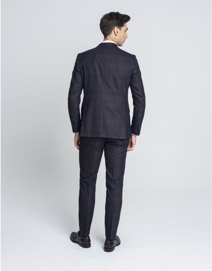 spodnie do zestawu monreale bordo slim fit