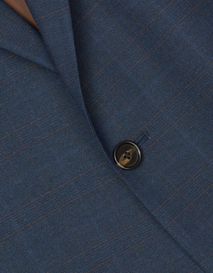 marynarka do zestawu elicona granatowy classic fit