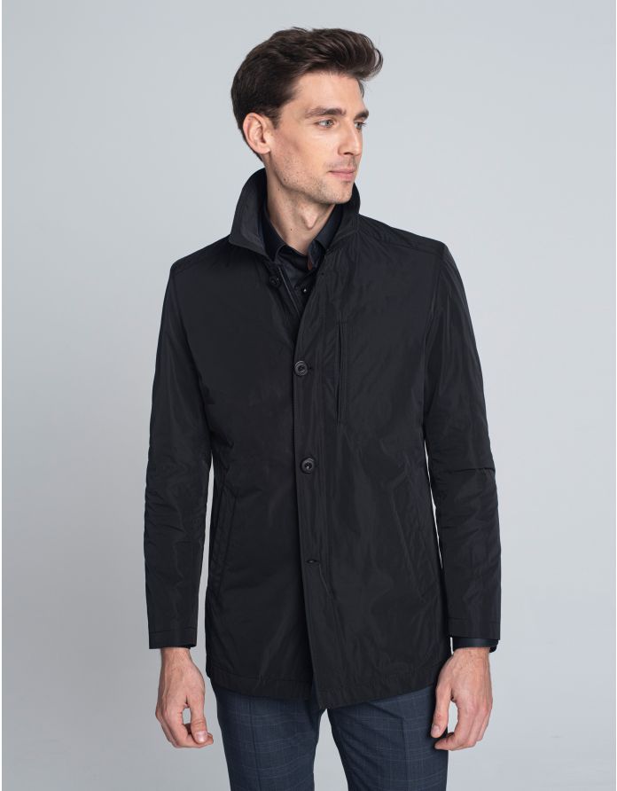 płaszcz przejściowy chiusato czarny