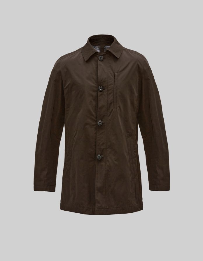 płaszcz przejściowy chiusato brąz