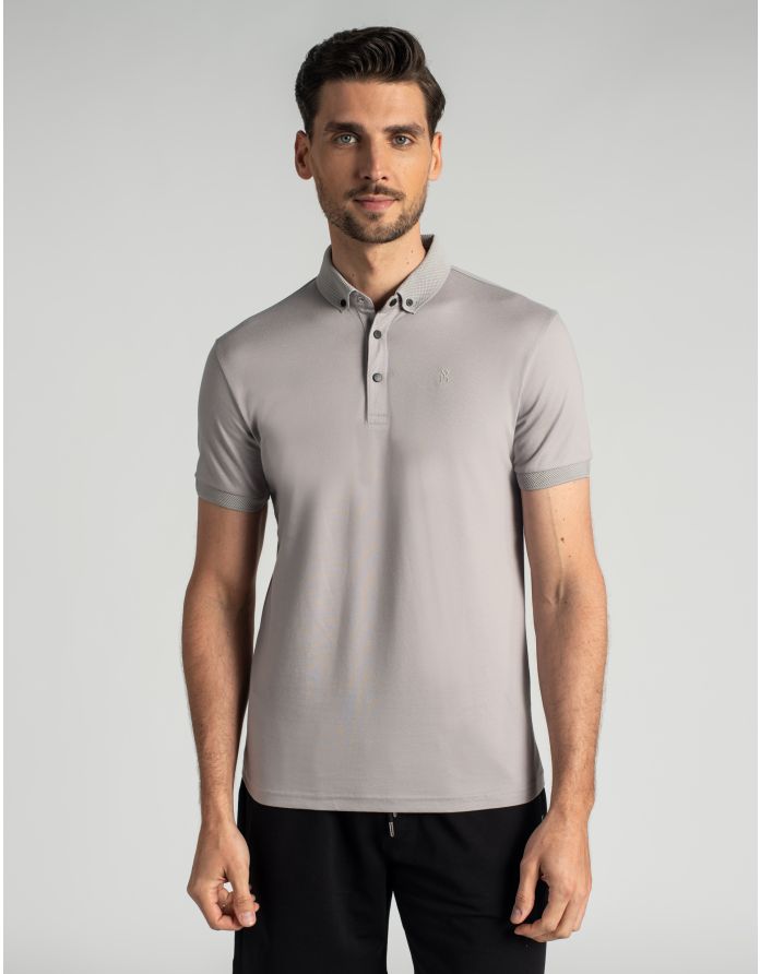 koszulka polo matteo beżowy