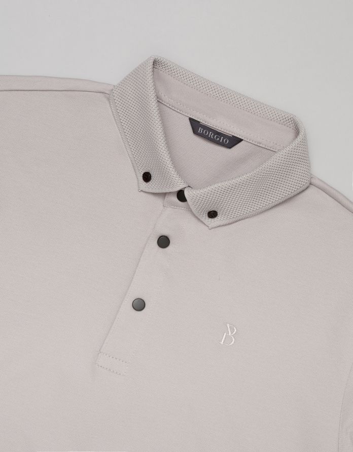 koszulka polo matteo beżowy