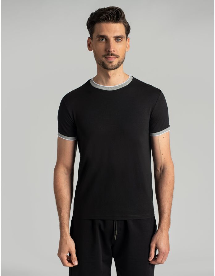 t shirt gerbini czarny