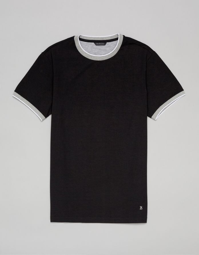 t shirt gerbini czarny