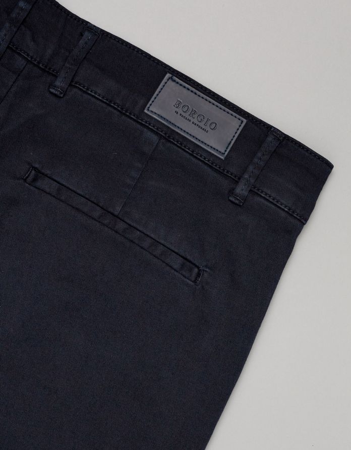 spodnie menfi granatowy slim fit