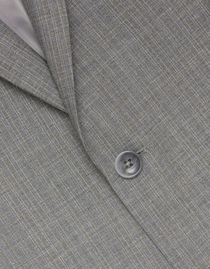 marynarka amaroni do zestawu szary slim fit