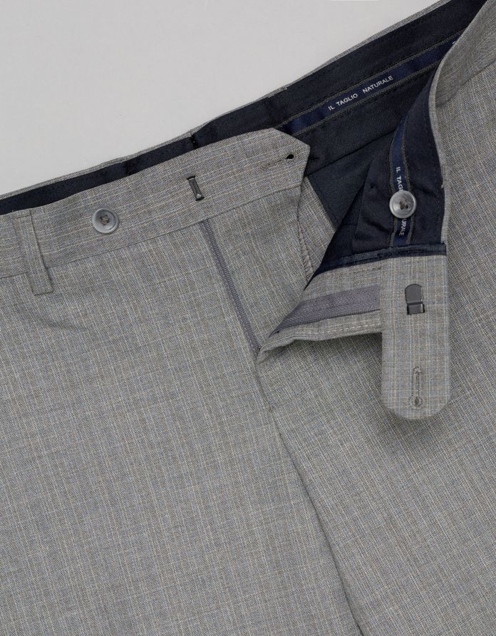 spodnie amaroni do zestawu szary slim fit