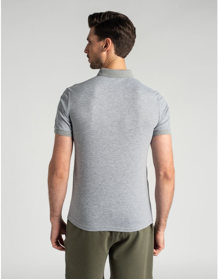koszulka polo matteo szare
