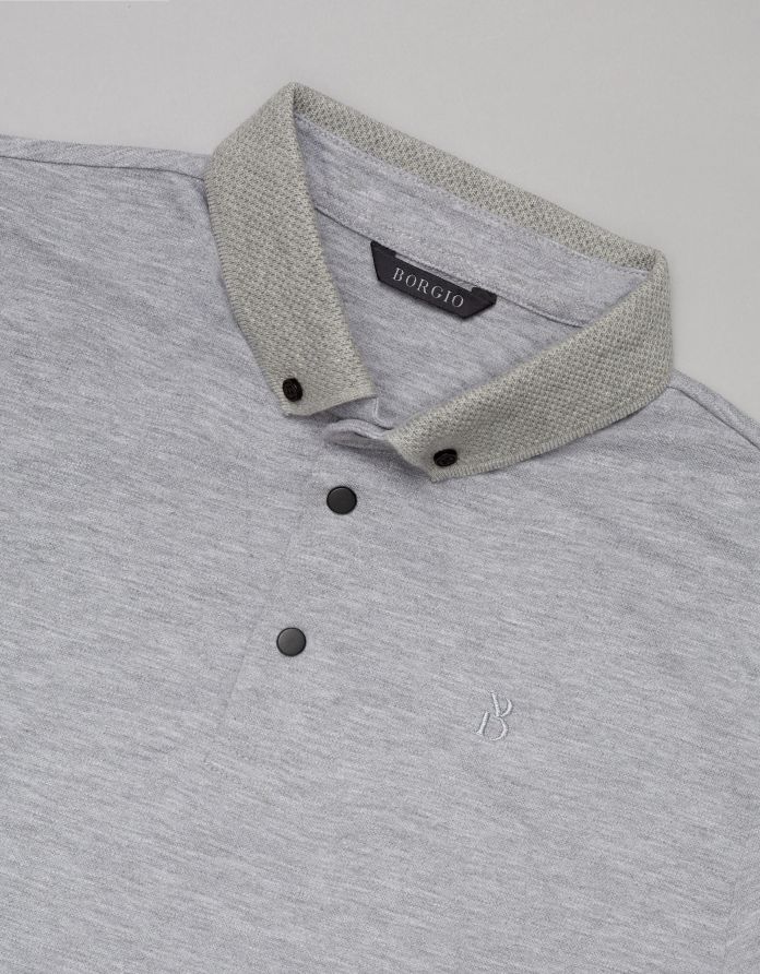 koszulka polo matteo szare