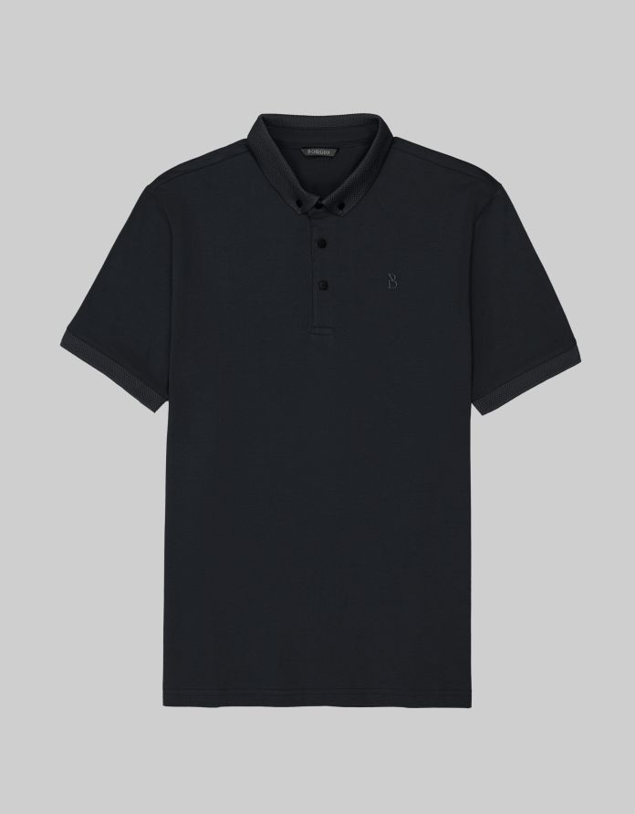 koszulka polo matteo czarny