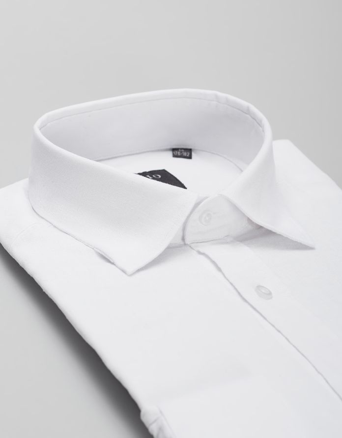 koszula lentini 00384 długi rękaw biały slim fit