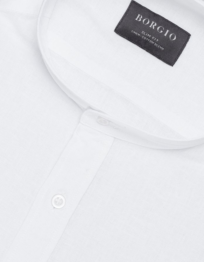 koszula lentini 00386 długi rękaw biały slim fit