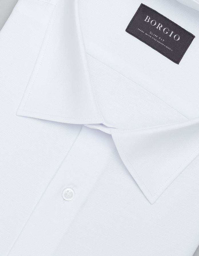 koszula fabrizia 00413 długi rękaw biały slim fit