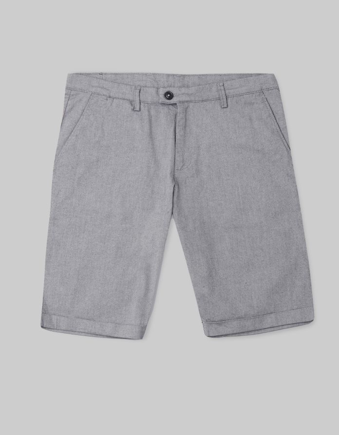 Krótkie spodnie scopello granatowy slim fit