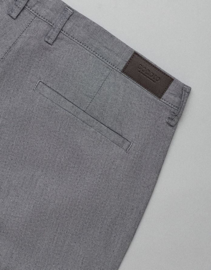 Krótkie spodnie scopello granatowy slim fit