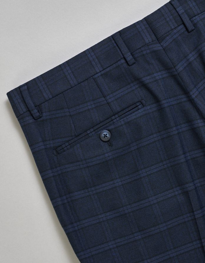 Spodnie do zestawu viloro 01 granatowy super slim fit