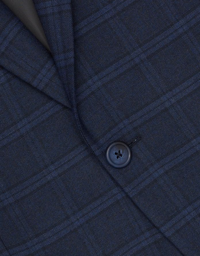 Marynarka do zestawu viloro 01 granatowa super slim fit