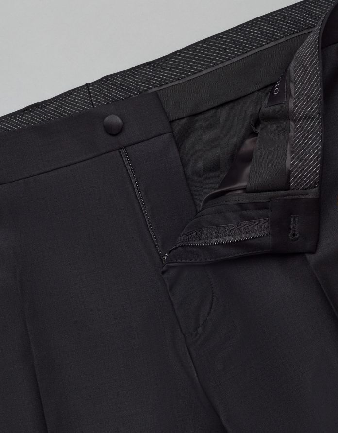 spodnie pontegrande czarny slim fit